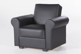 Bellona Floris Armchair (Santa Glory Black) by Bellona