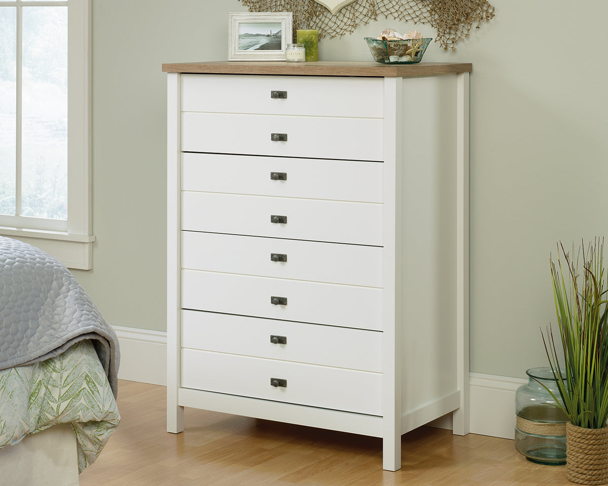 Cottage Road  4-Drawer Chest Soft White