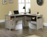 Cannery Bridge  L-Shaped Desk Mystic Oak