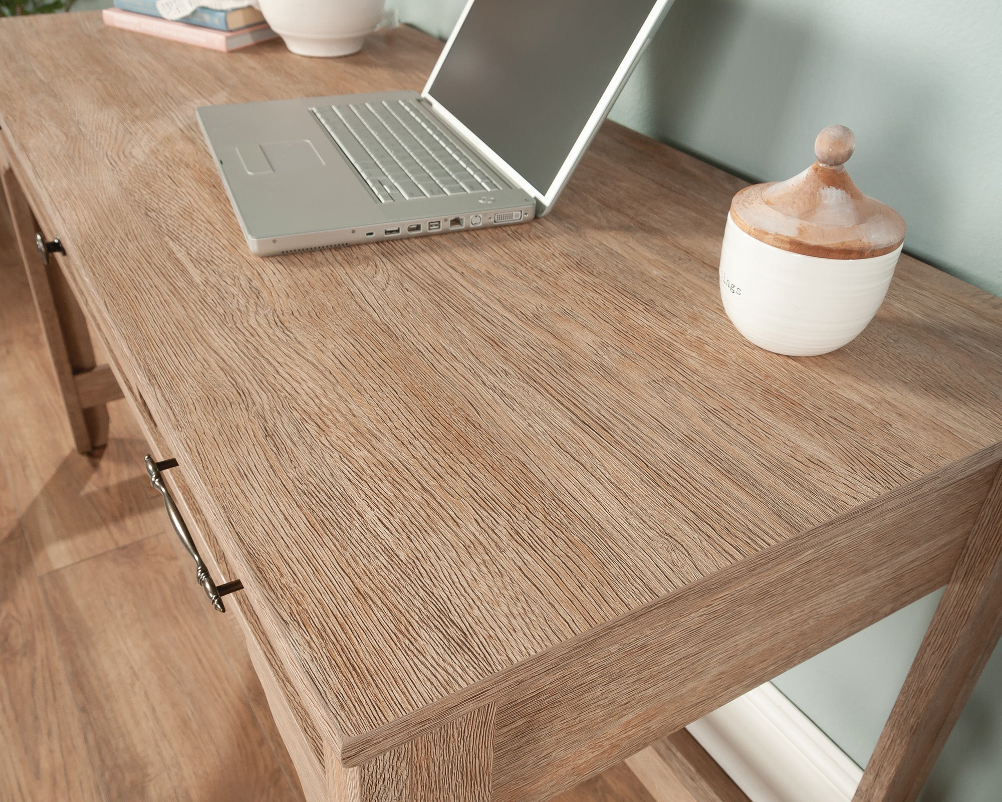 Rollingwood  Writing Desk with Drawers in Brushed Oak