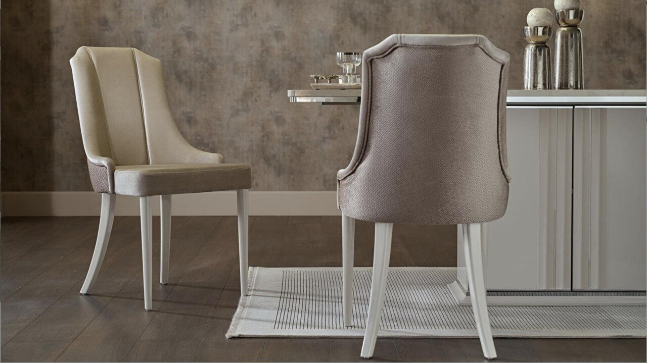 Bellona Gravita 6315 Dining Chair 2Pcs (Deren Beige) by Bellona