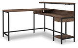 Arlenbry L-Desk with Storage