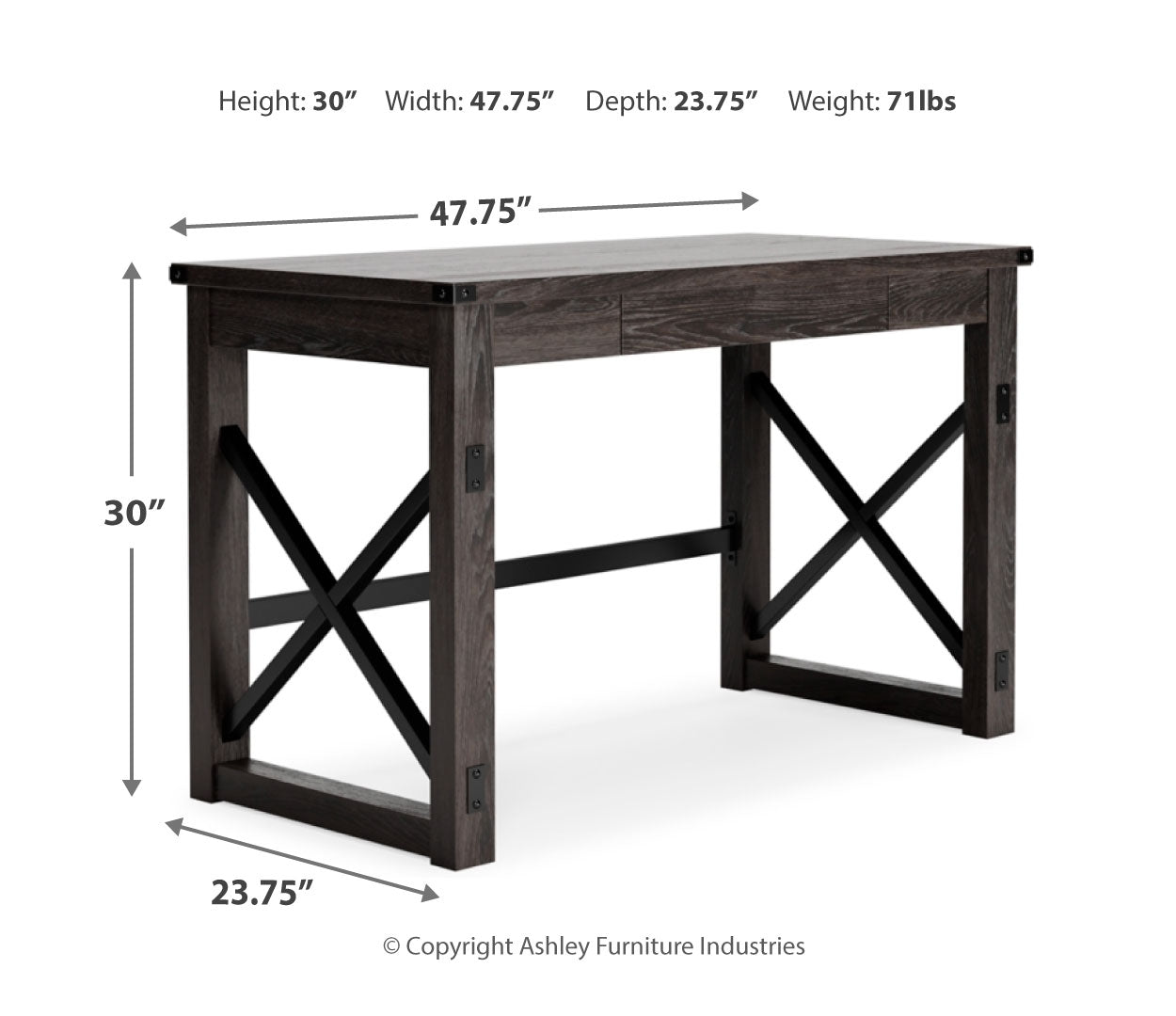 Freedan Home Office Desk