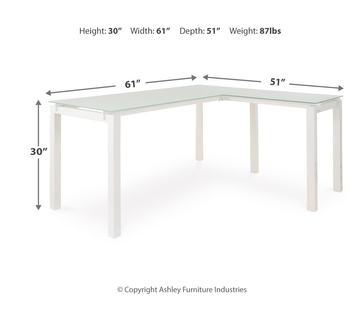 Baraga L-Desk