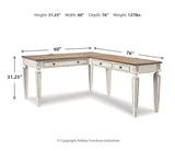 Realyn 2-Piece Home Office Desk