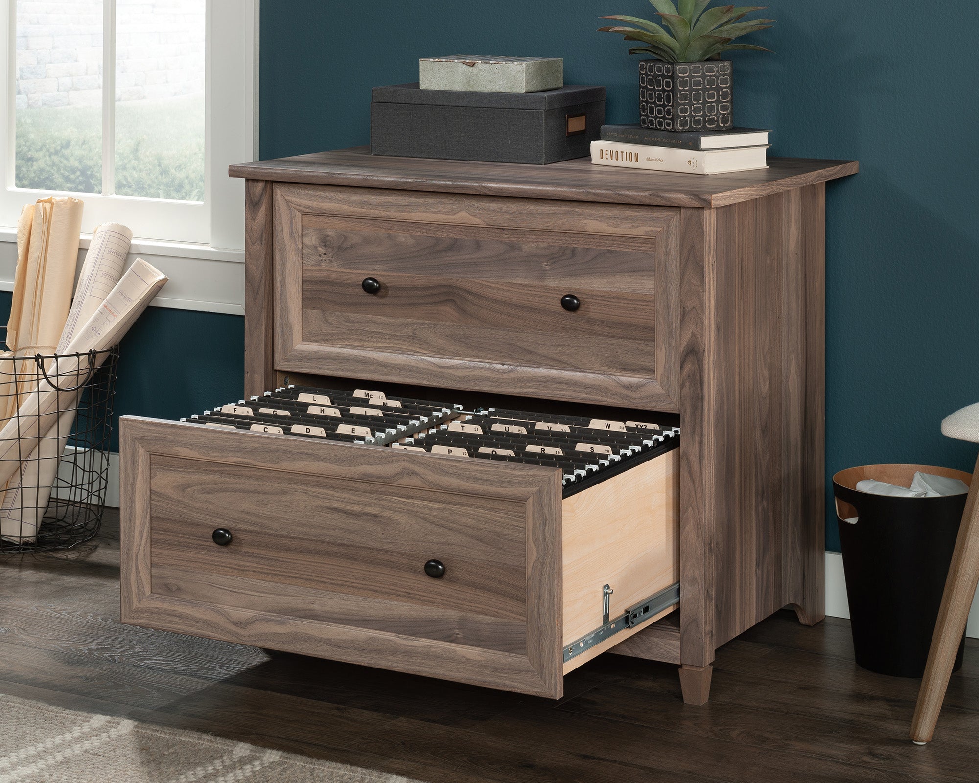 Edge Water  2-Drawer Lateral File in Washed Walnut