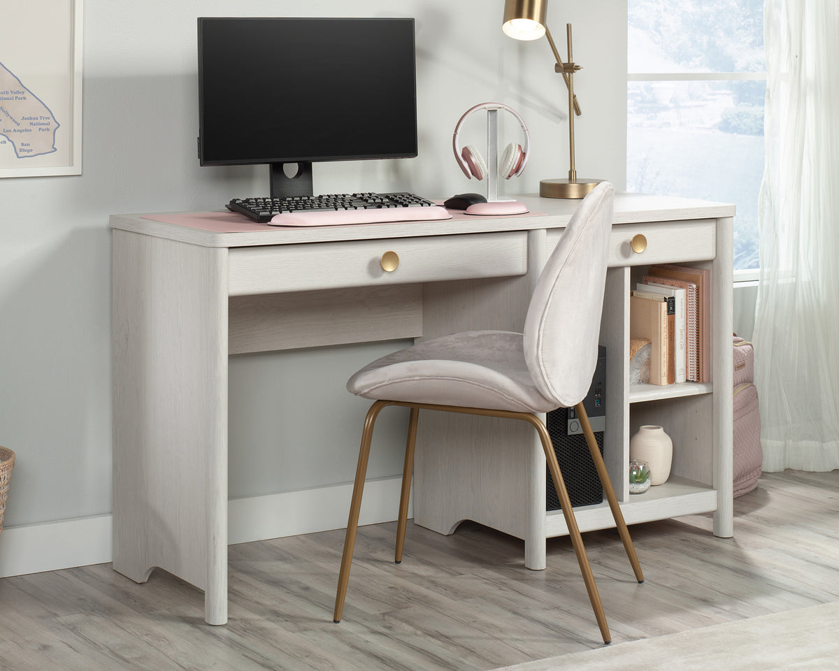 Dover Edge  Computer Desk with Drawers in Glacier Oak