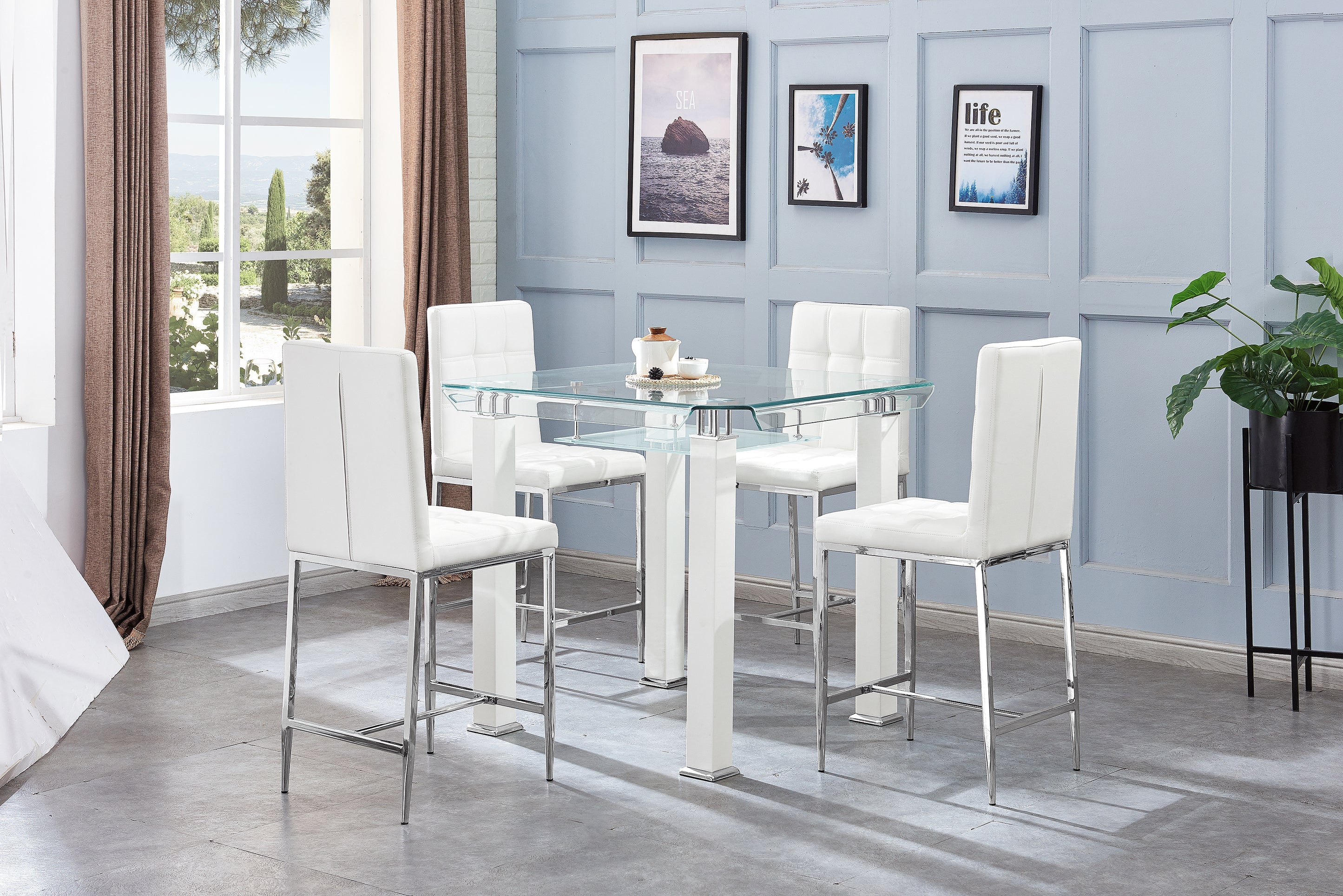 Artisan Dejanna Dining Table White