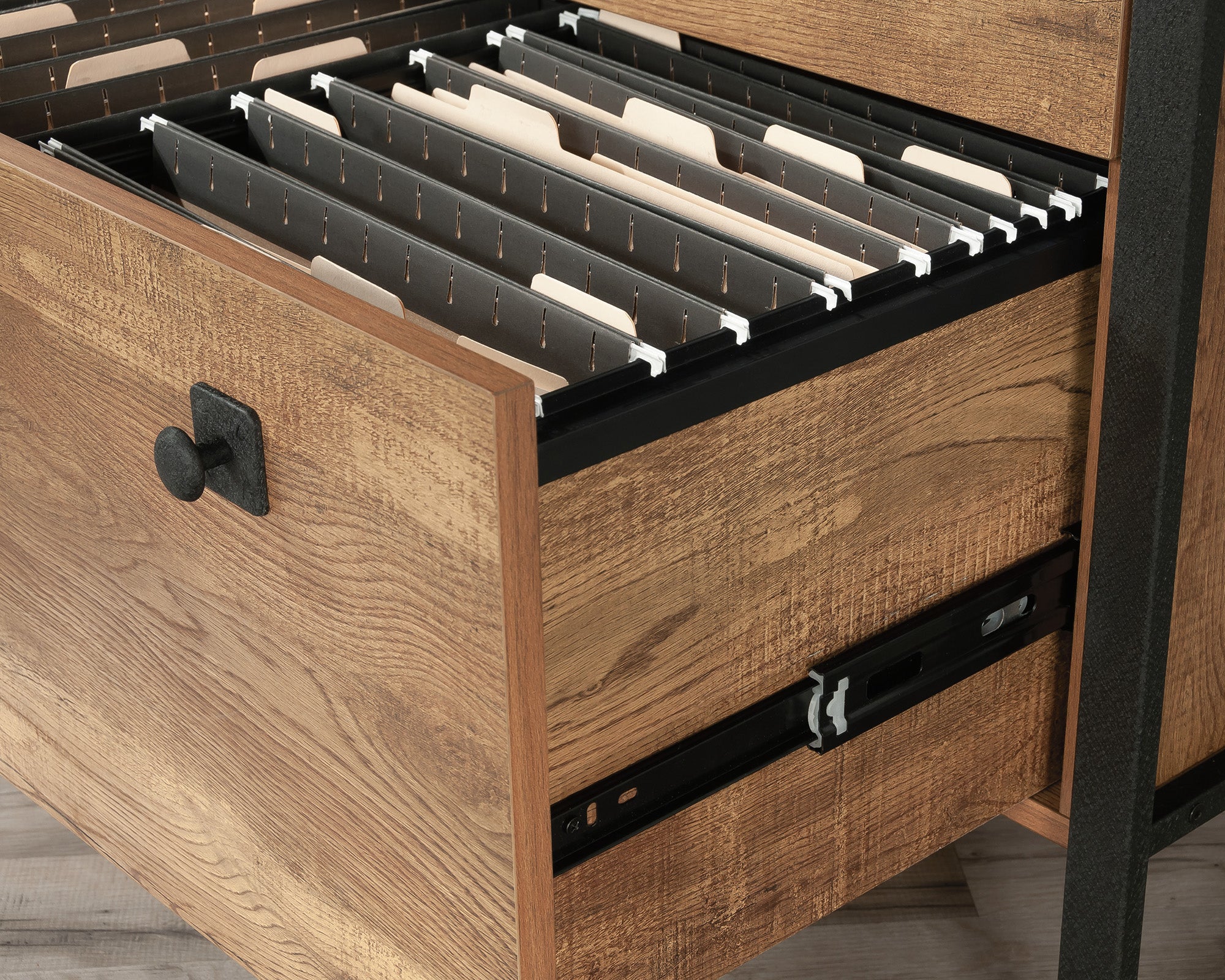 Station House  2-Drawer Lateral File Cabinet in Etched Oak