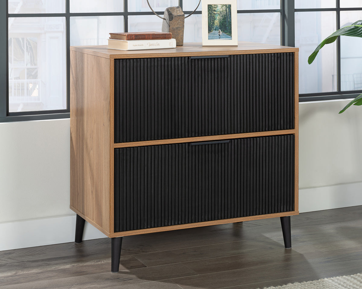 Ambleside  Modern Lateral File Cabinet in Serene Walnut