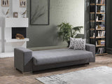 Bellona Kobe 3 Seat Sleeper Sofa (Diego Gray) by Bellona