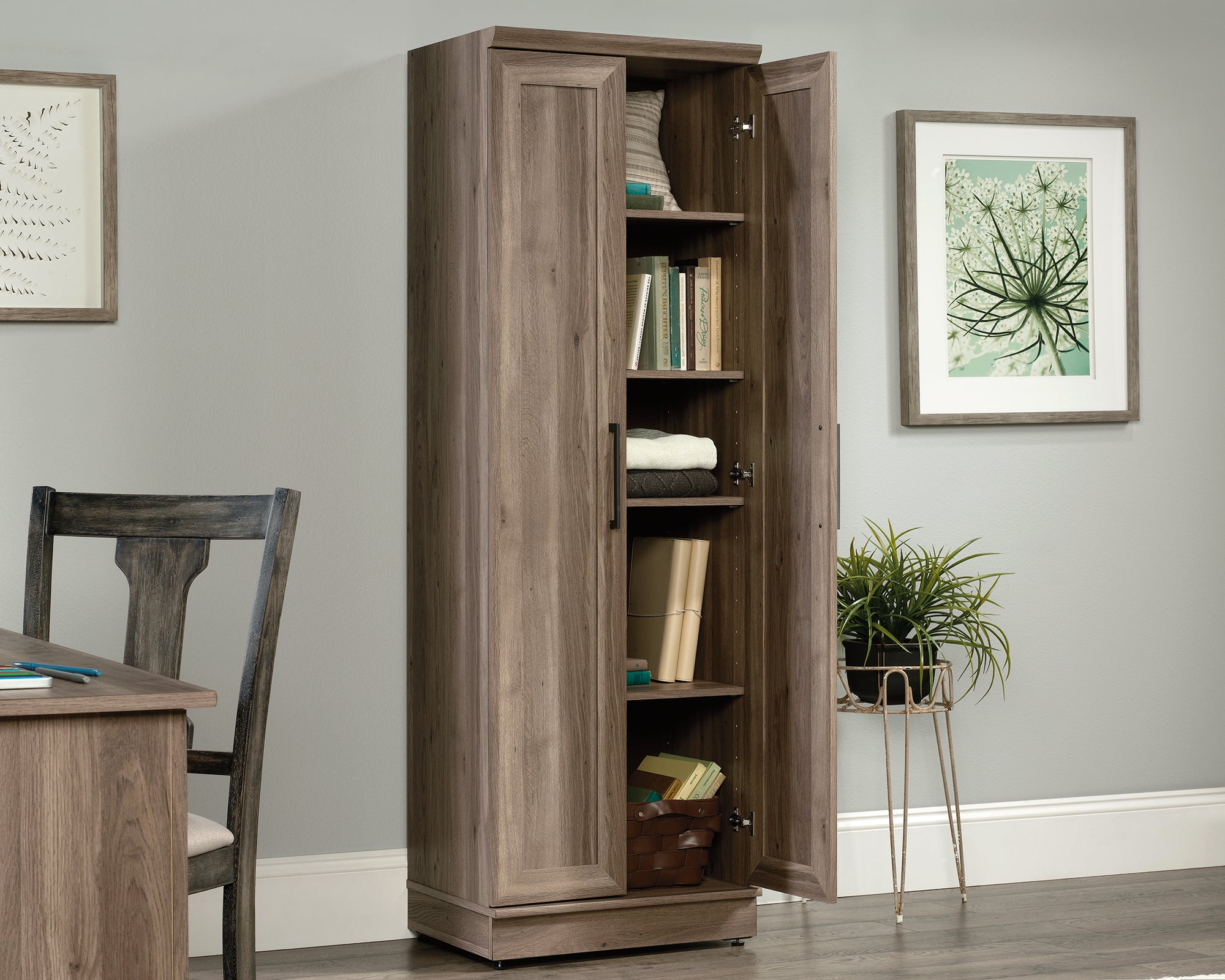 HomePlus Storage Cabinet  Oak