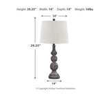 Mair Poly Table Lamp (2/CN)