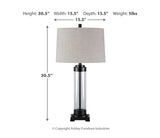 Talar Glass Table Lamp (1/CN)