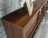 Harvey Park  Full/Queen Bookcase Headboard with Doors Grand Walnut