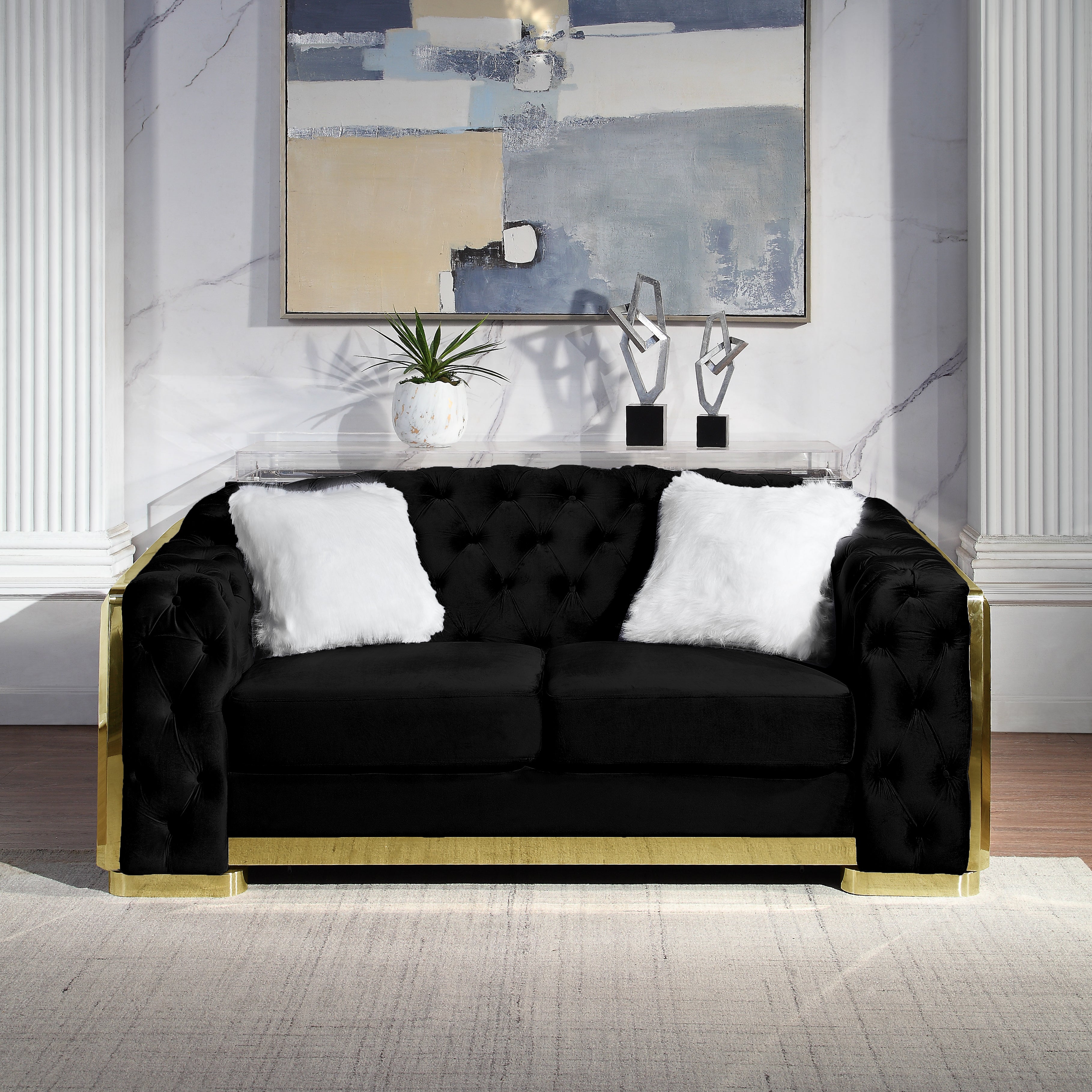 Artisan Fachtna Loveseat Black