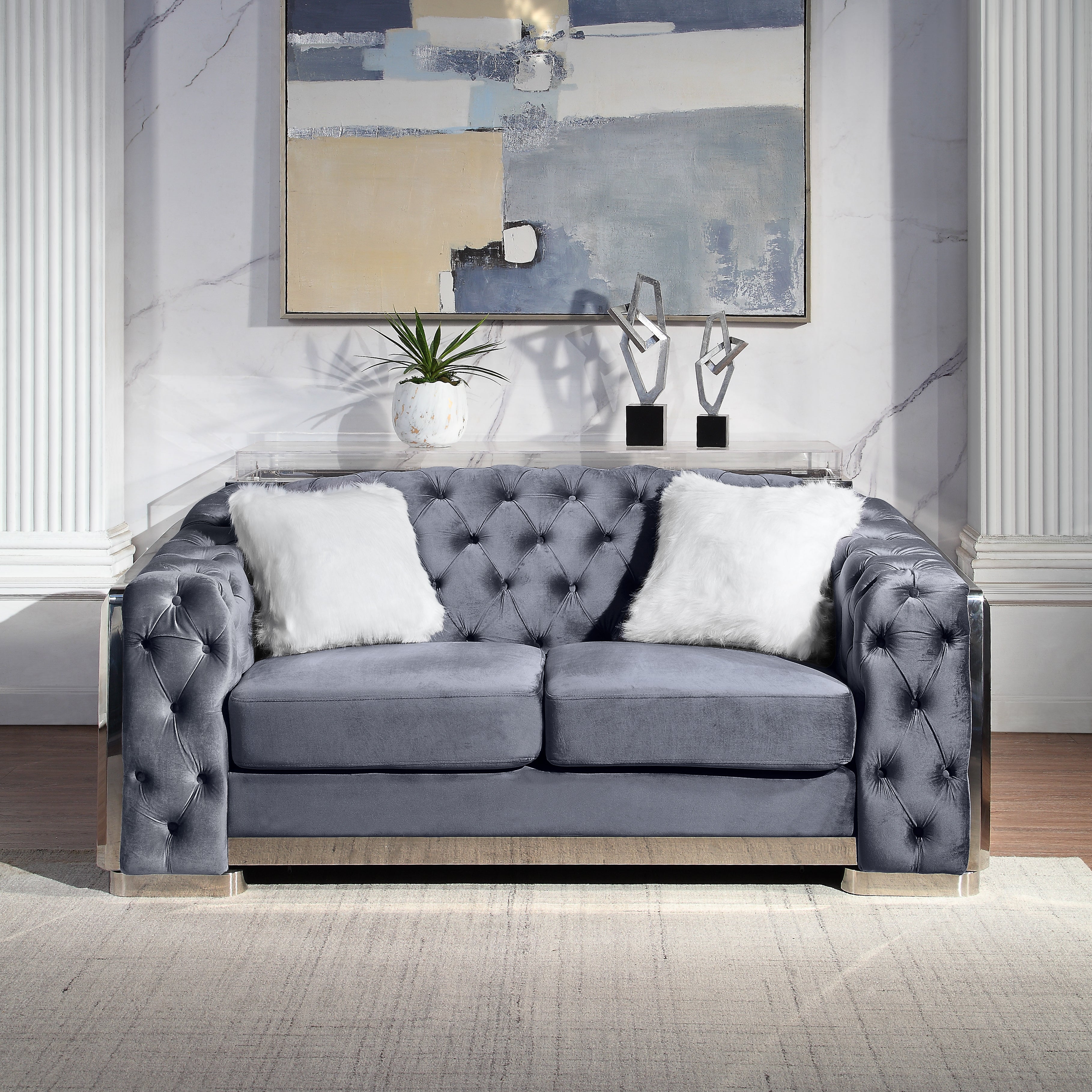 Artisan Fachtna Loveseat Grey