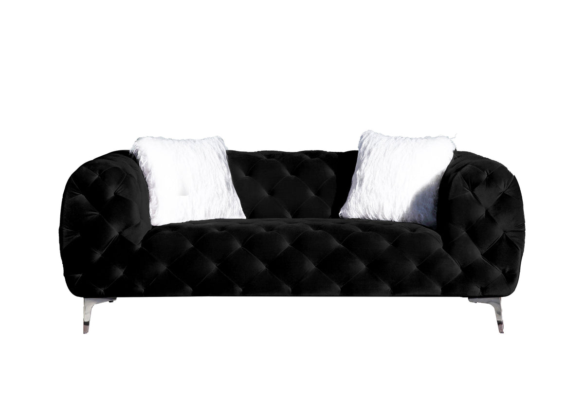 Artisan Rahal Loveseat Black