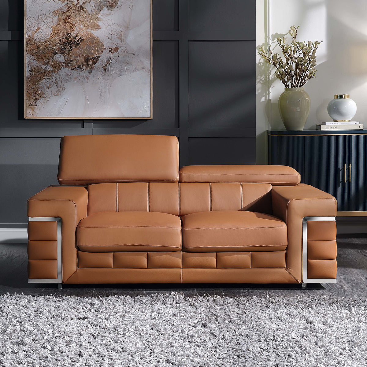 Artisan Fenelus Loveseat Tan