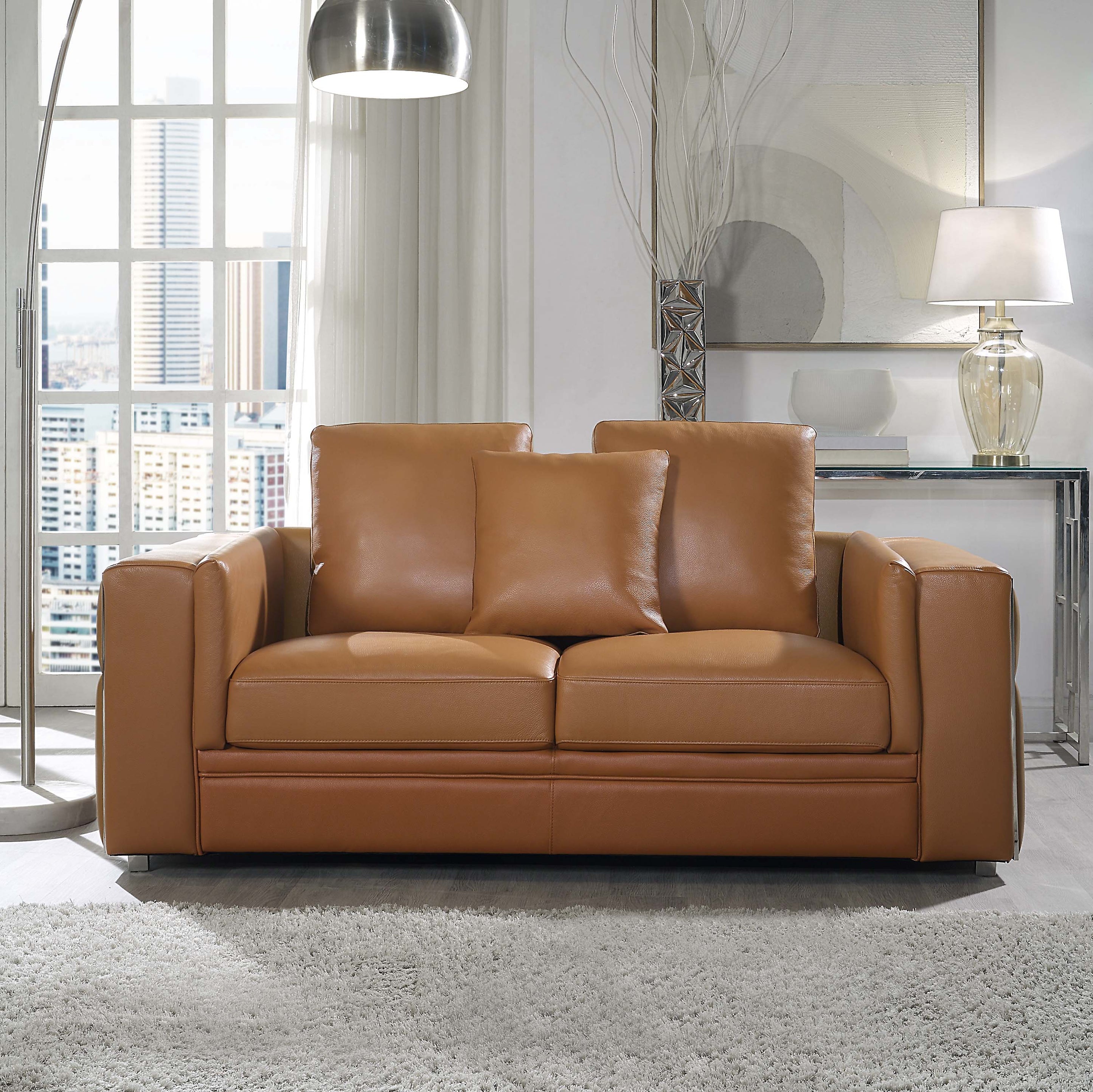 Artisan Aneil Loveseat Brown