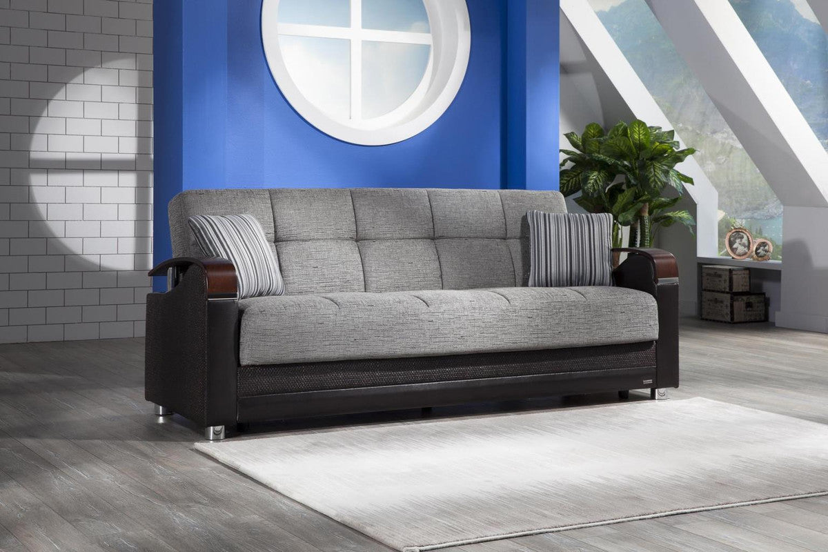 Bellona Luna Regal 3 Seat Sleeper Sofa by Bellona FULYA GRAY