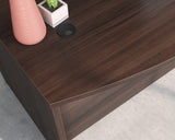 Affirm 60" Bowfront Executive Desk in Noble Elm