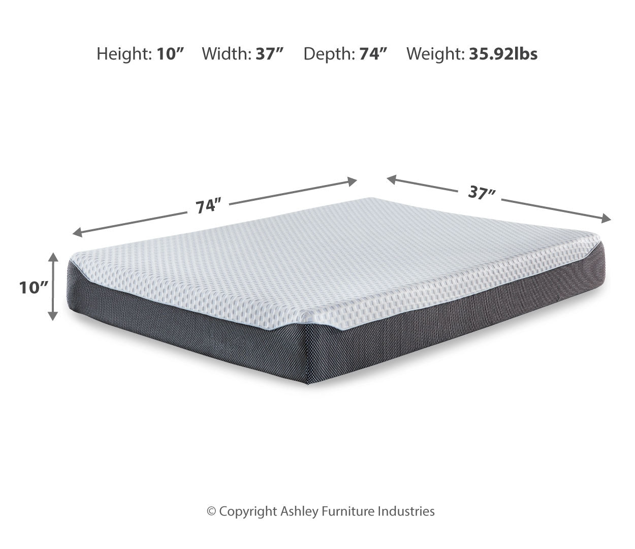 10 Inch Chime Elite Twin Mattress