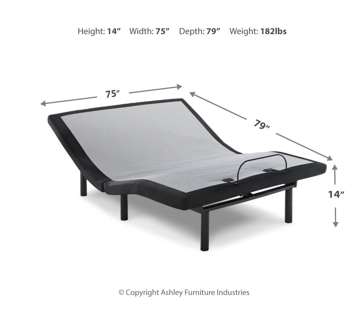 Head-Foot Model Better King Adjustable Base