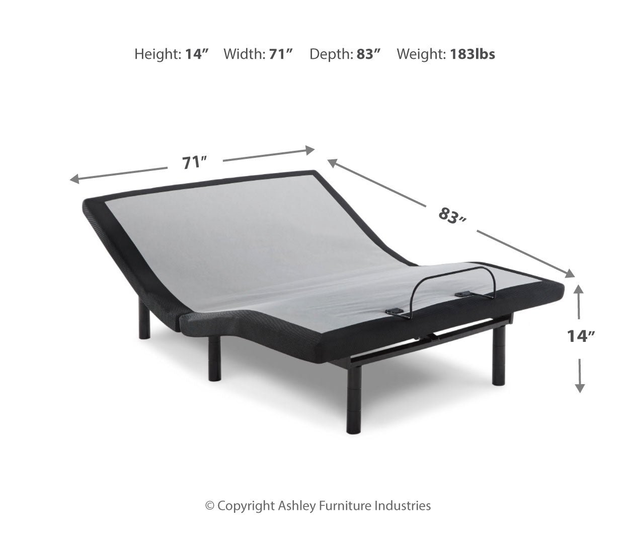 10 Inch Chime Memory Foam Mattress with Adjustable Base