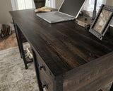 Steel River  Small Computer Desk in Rustic Carbon Oak