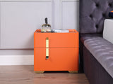 Artisan Eyob Nightstand Orange