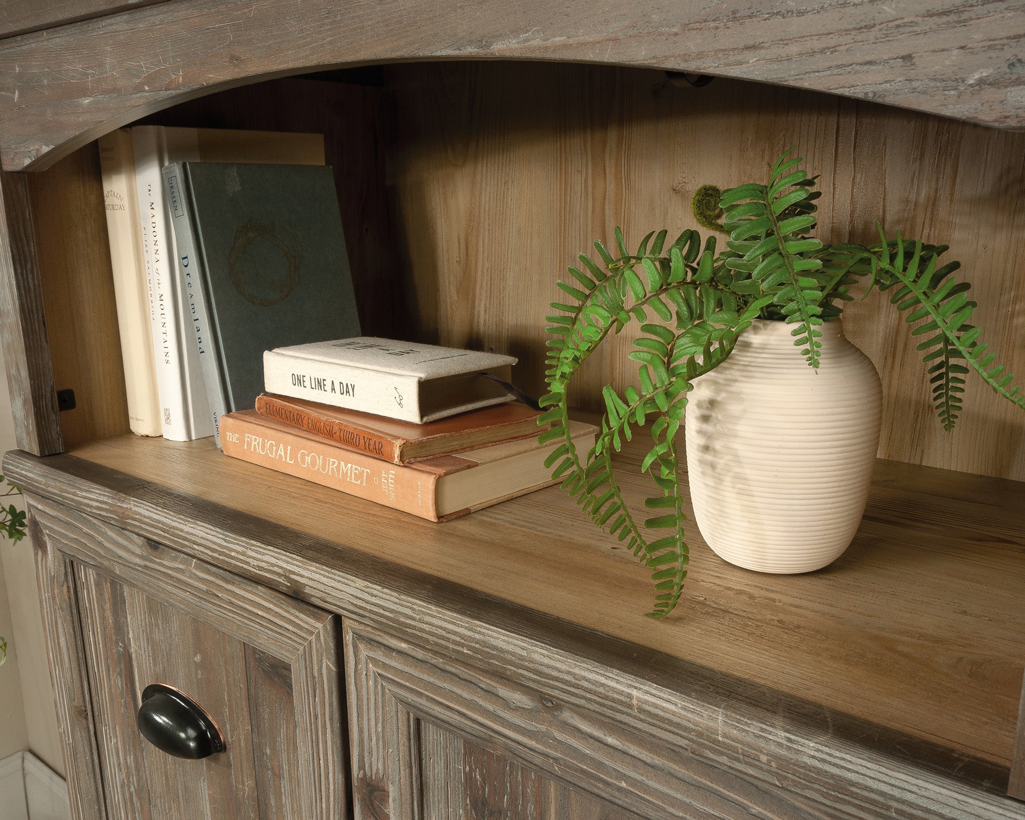 Sonnet Springs  2-Door Storage Cabinet in Pebble Pine