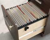 Affirm 3-Drawer Mobile File Cabinet in Noble Elm