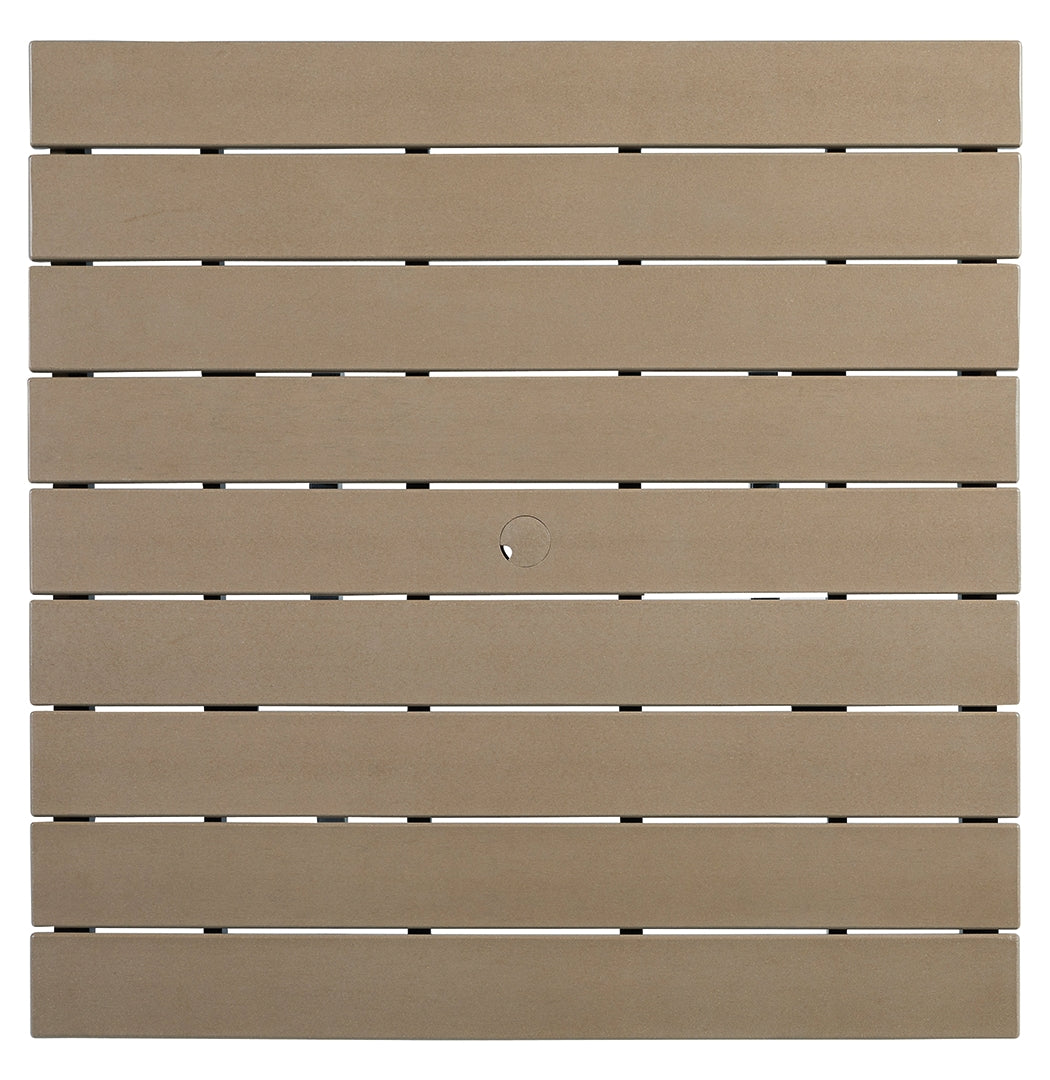 Fairen Trail Square Counter TBL w/UMB OPT