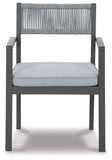 Eden Town Arm Chair With Cushion (2/CN)