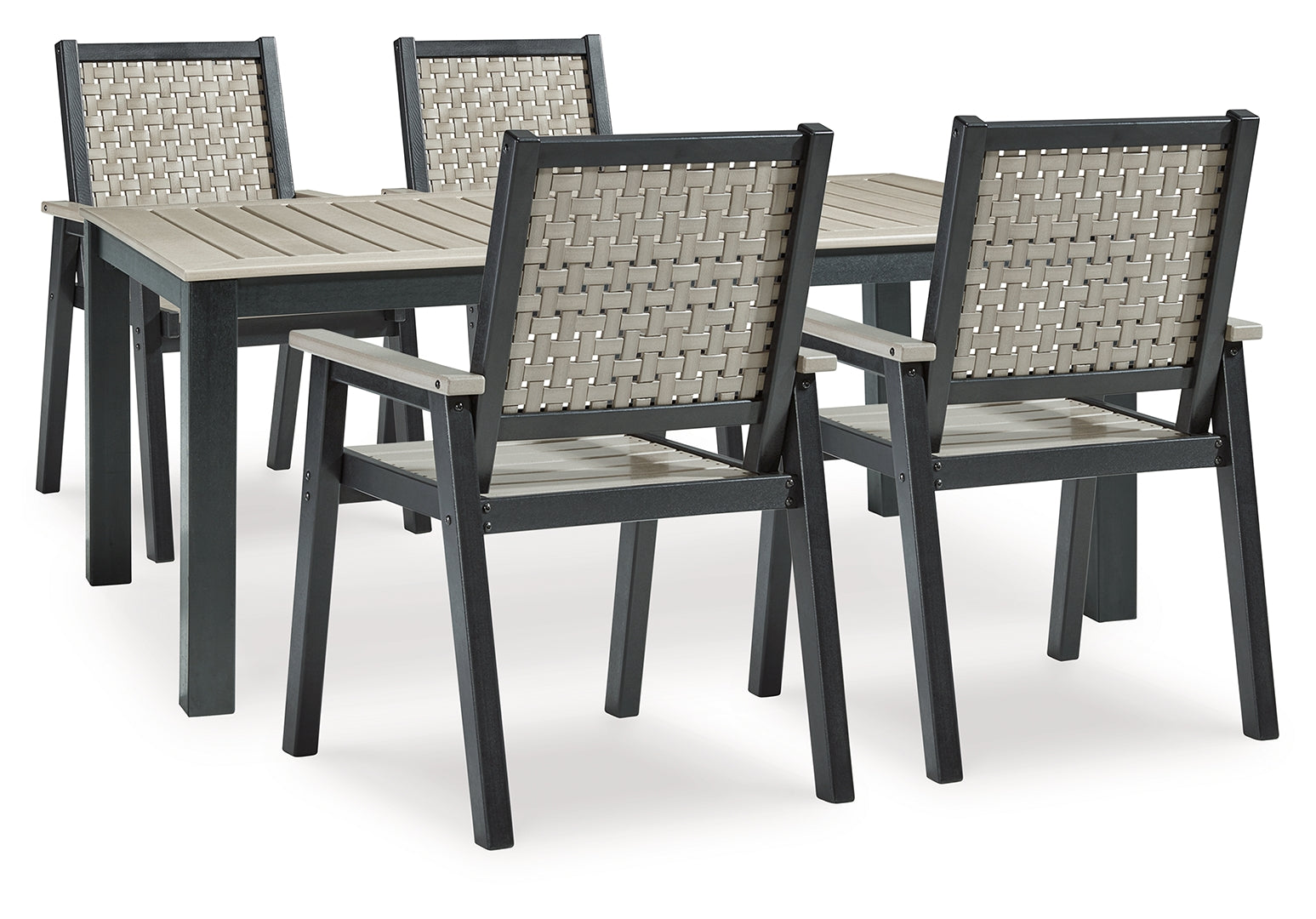 Mount Valley Outdoor Dining Table and 4 Chairs