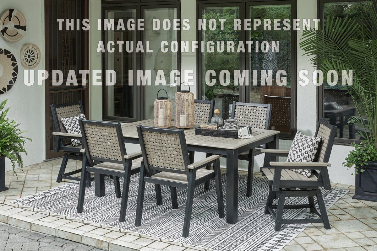 Mount Valley Outdoor Dining Table and 6 Chairs