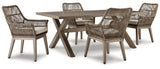 Beach Front Outdoor Dining Table and 4 Chairs