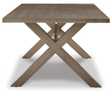 Beach Front RECT Dining Table w/UMB OPT