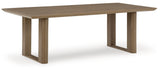 Serene Bay RECT Dining Table w/UMB OPT