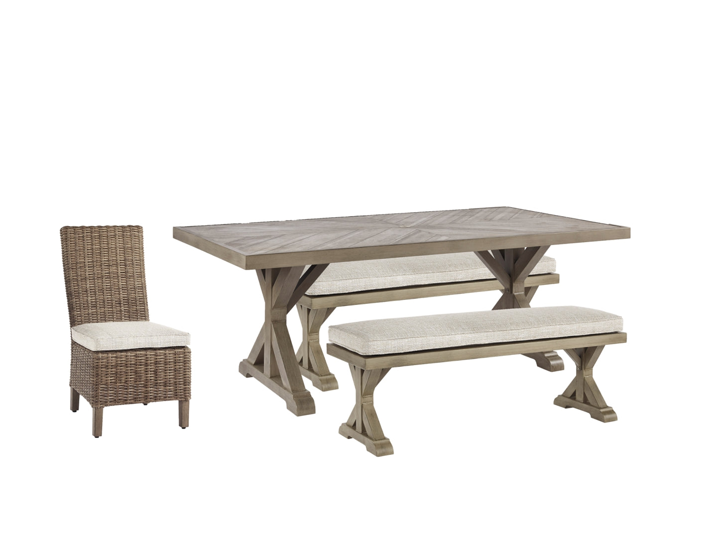 Beachcroft Outdoor Dining Table and Chairs