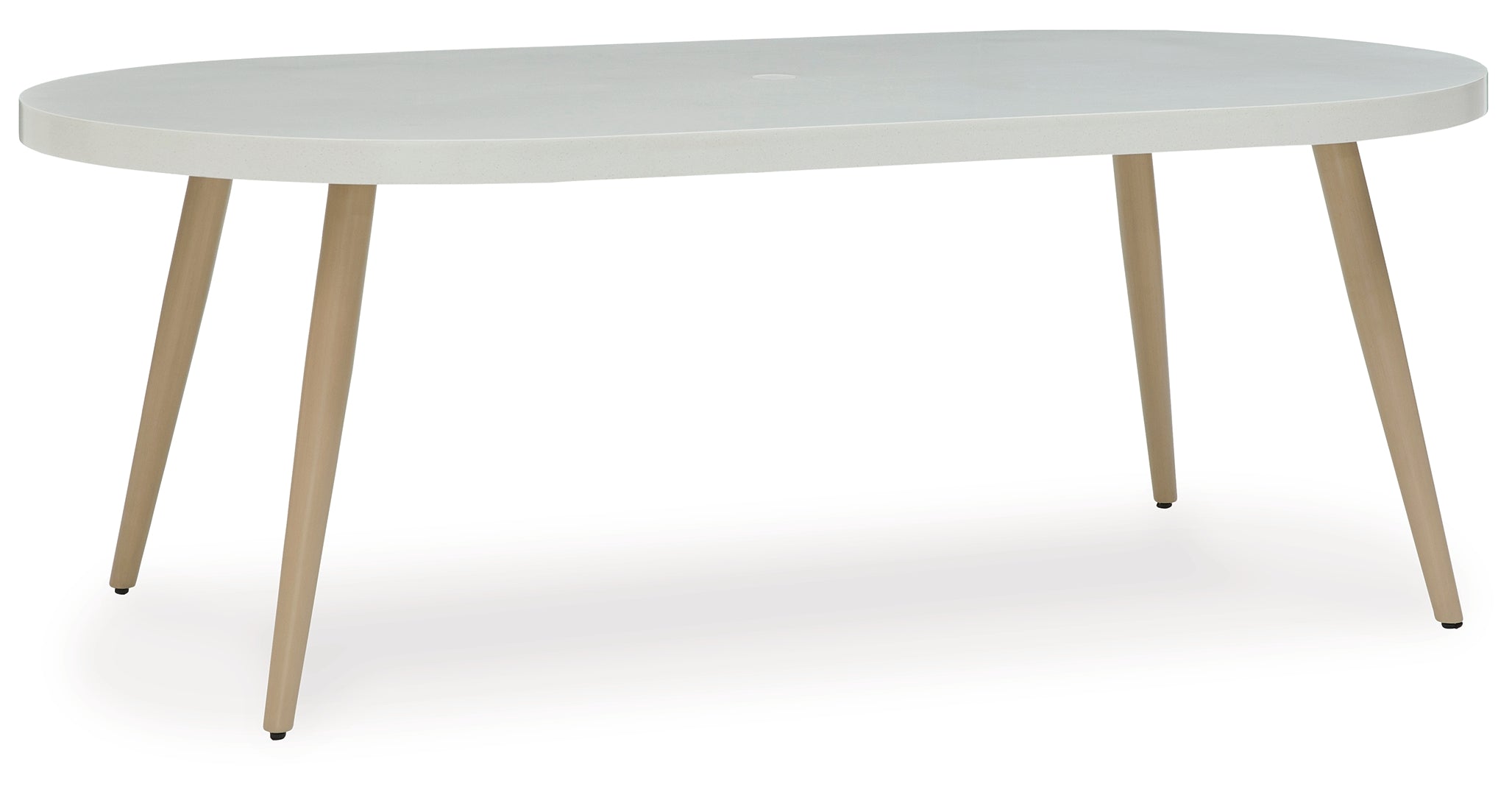 Seton Creek Oval Dining Table w/UMB OPT