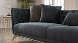 Bellona Plaza 3 Seat Sleeper Sofa (Lara Green)2 Pieces by Bellona