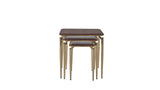 Bellona Plaza Nesting Table (Plaza Walnut) by Bellona