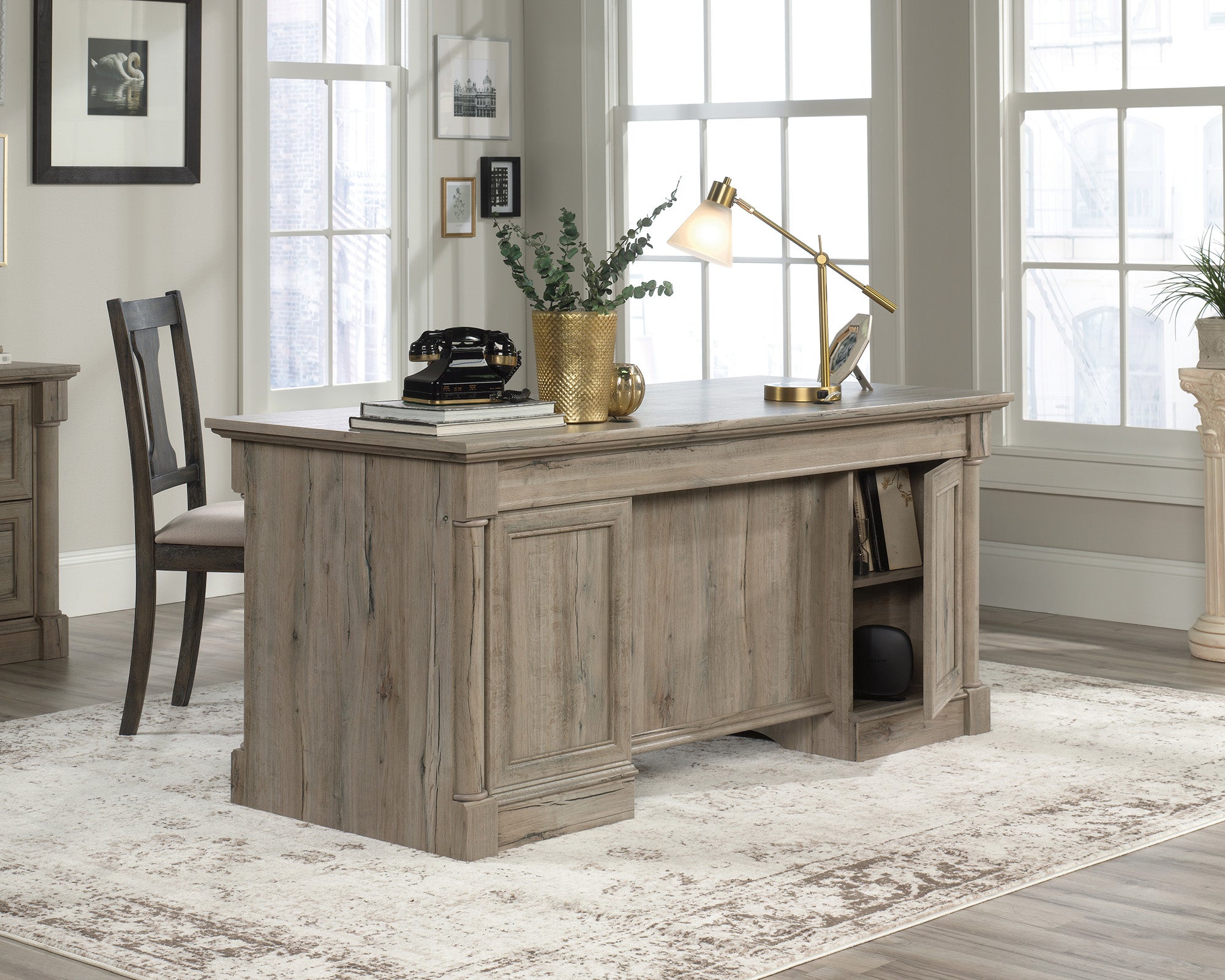 Palladia  Executive Desk Split Oak