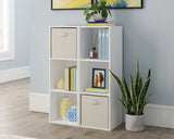 Sauder Select 3-Cube Organizer Storage Cubby Unit in White