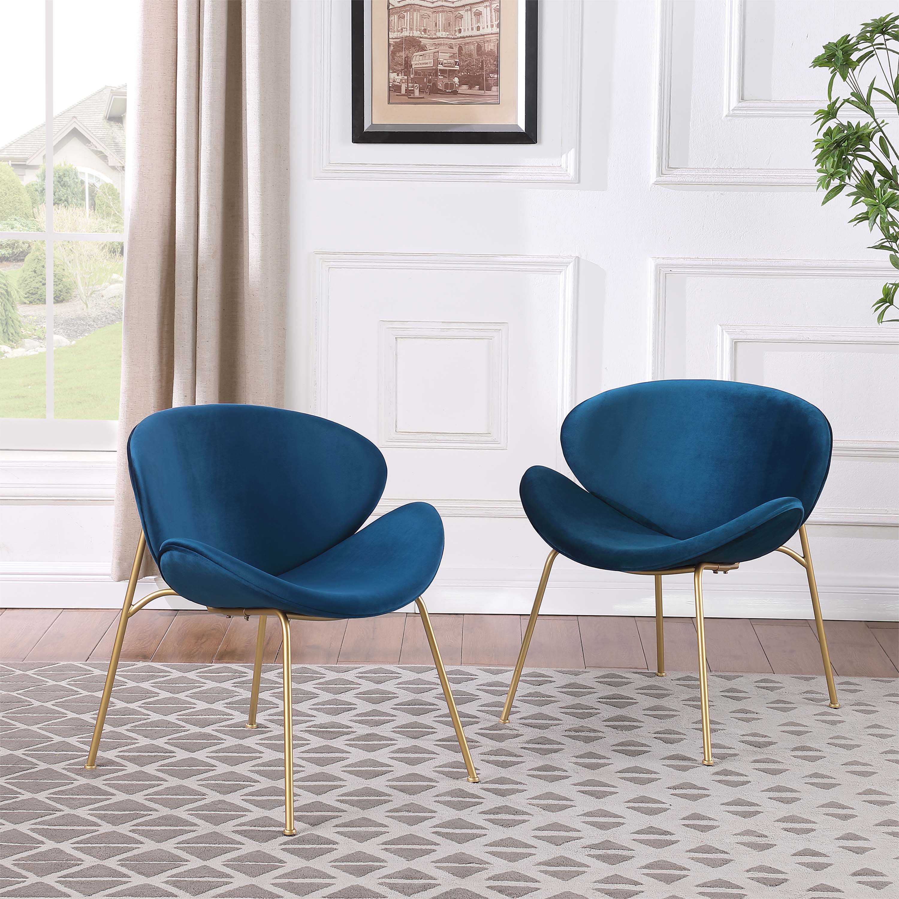 Artisan Kiryak Accent Chair (Set of 2) Blue