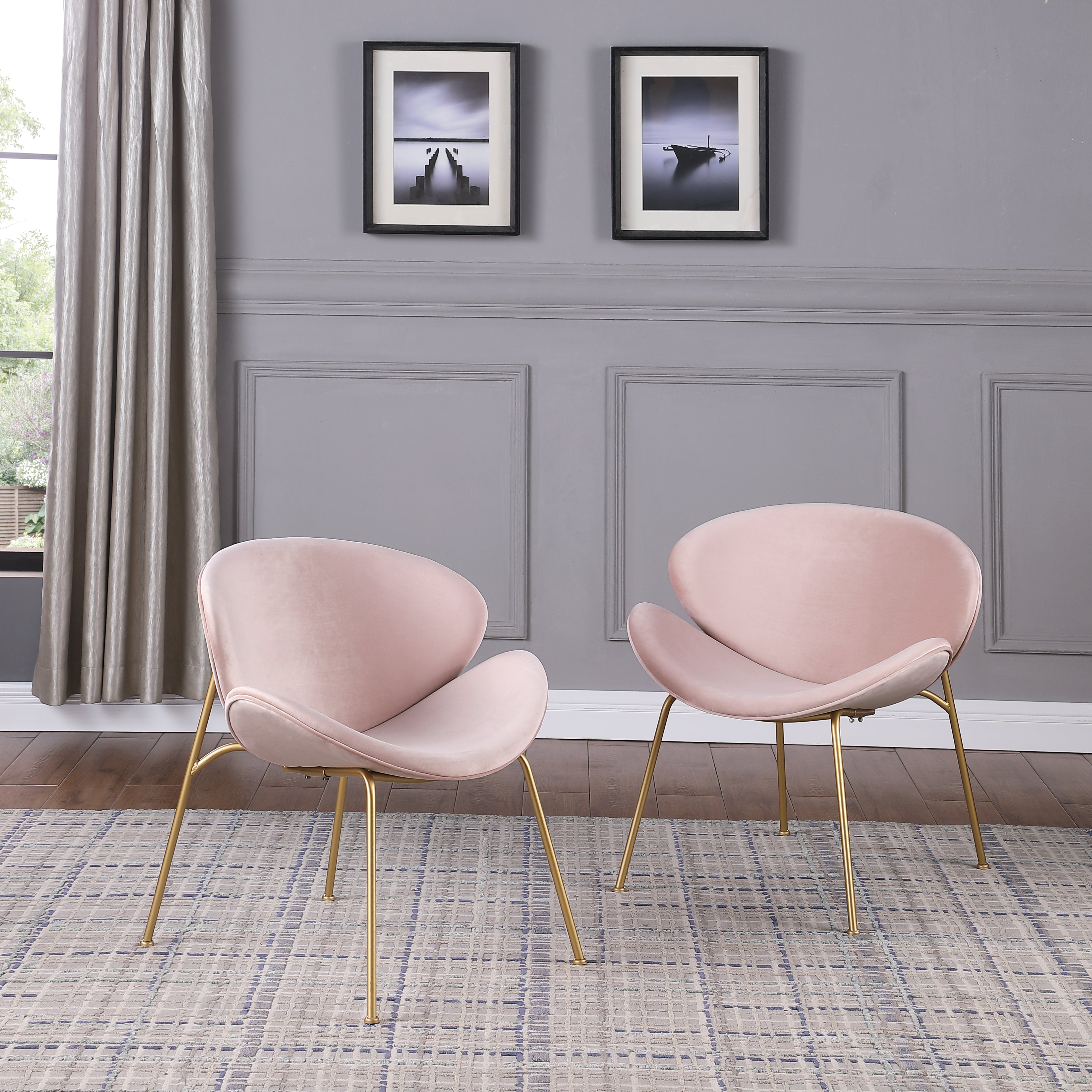 Artisan Kiryak Accent Chair (Set of 2) Pink