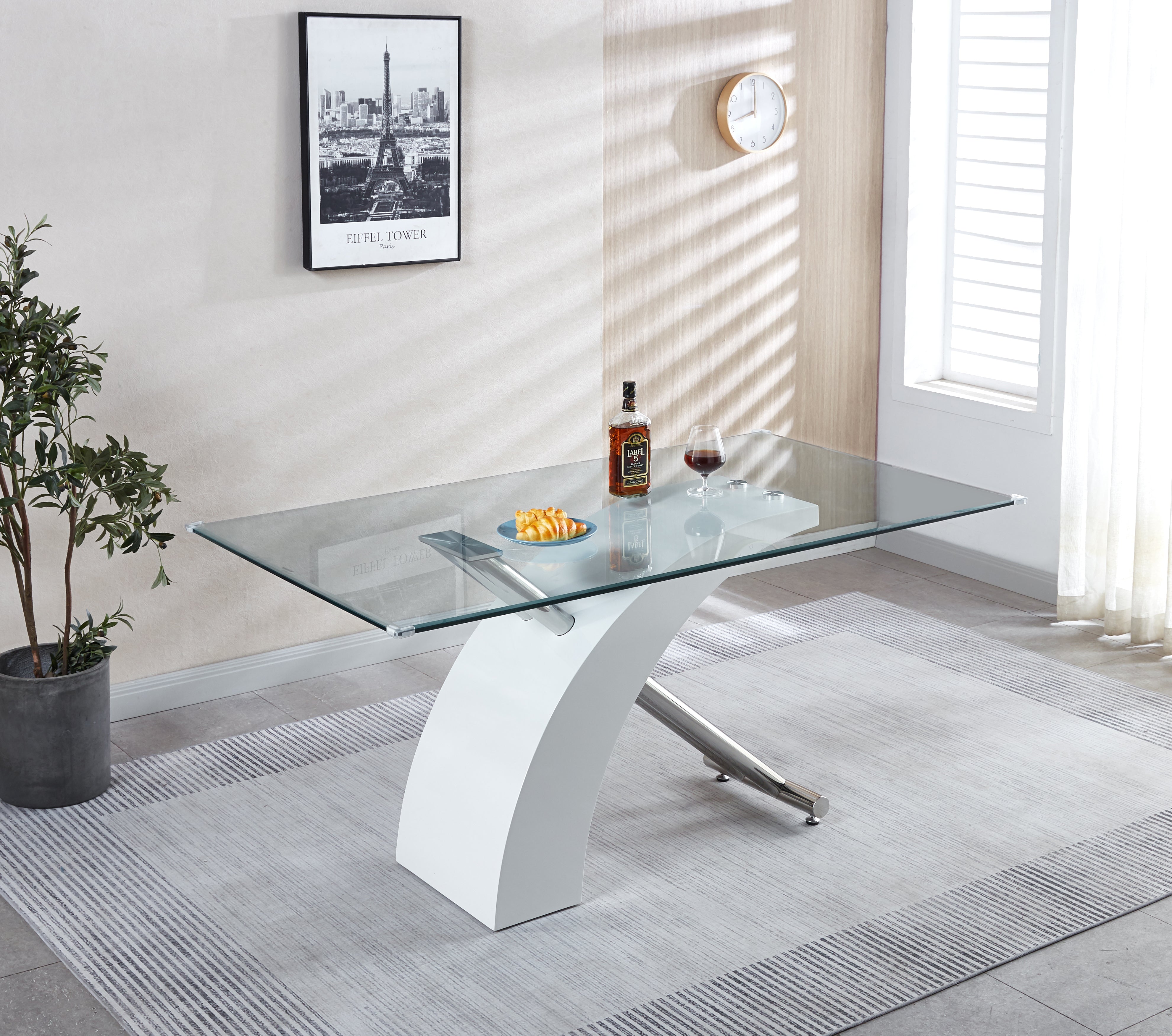 Artisan Caimon Dining Table White