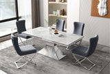 Artisan Cotey Dining Table Silver